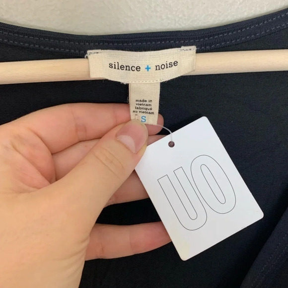 UO Silence + Noise • Drape Front Romper - Picture 4 of 6